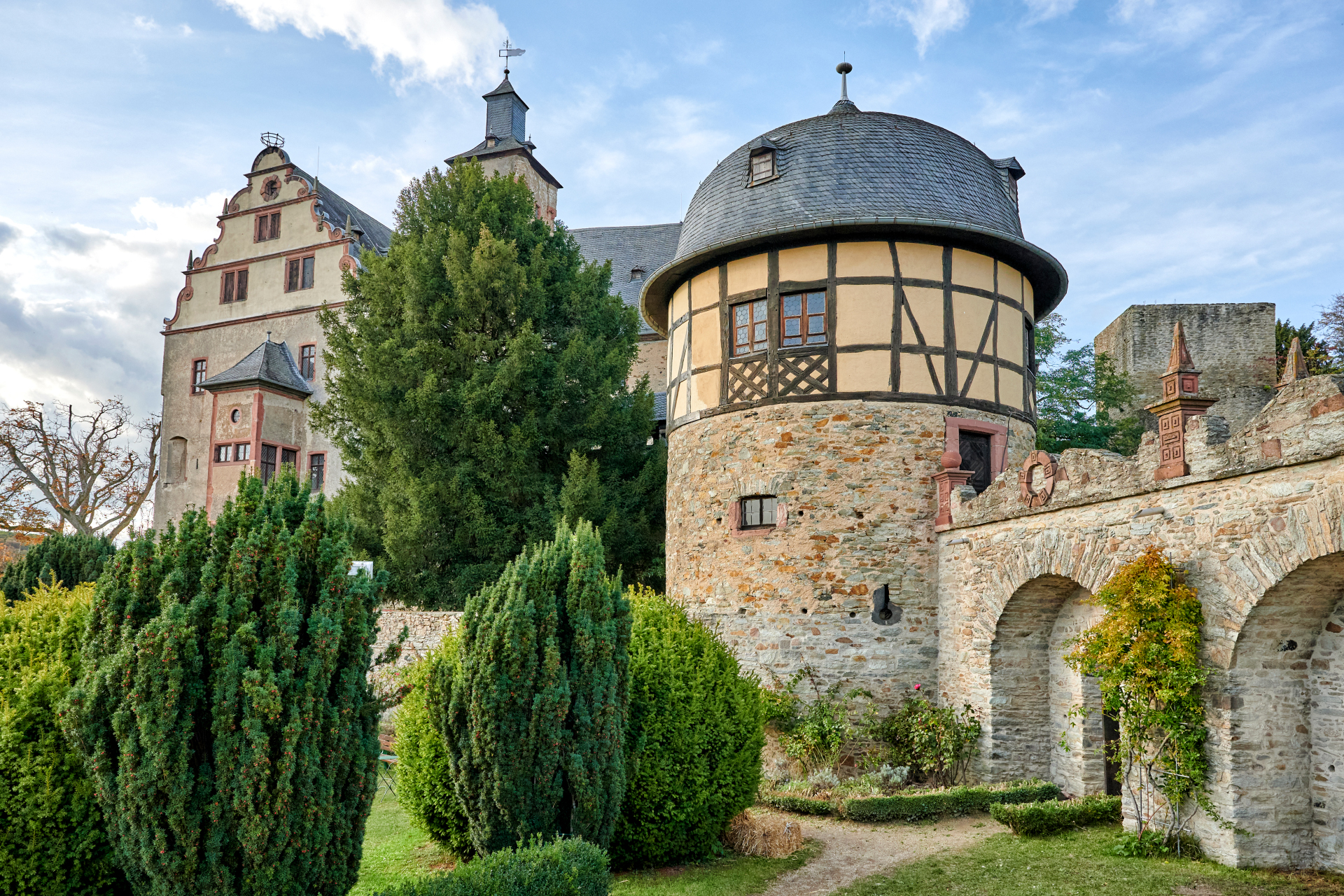 Prinzengarten der Burg Kronberg
