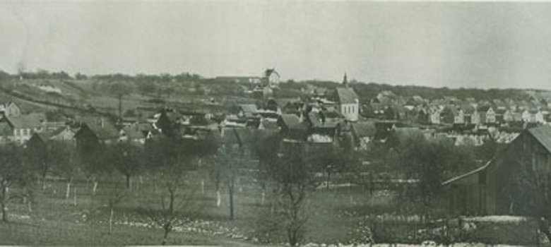 Foto von dem Ortsteil Oberhöchstadt um 1908