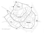 Plan der ehemaligen Kronberger Stadtmauer