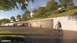 Die Planung sieht vor, die Bike- und Rideanlage in die Hanglage einzubetten. Die Planung sieht vor, die Bike- und Rideanlage in die Hanglage einzubetten.