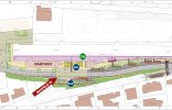 Das sogenannte Baufeld III am Kronberger Bahnhof umfasst die Freiflächen im Umfeld des Bahnhofs. Hier soll die neue, barrierefreie Mobilitäts-Drehscheibe mit direkter Verbindung zwischen Busbahnhof, Bike- und Ride-Anlage und S-Bahn-Anschluss entstehen. Das sogenannte Baufeld III am Kronberger Bahnhof umfasst die Freiflächen im Umfeld des Bahnhofs. Hier soll die neue, barrierefreie Mobilitäts-Drehscheibe mit direkter Verbindung zwischen Busbahnhof, Bike- und Ride-Anlage und S-Bahn-Anschluss entstehen.