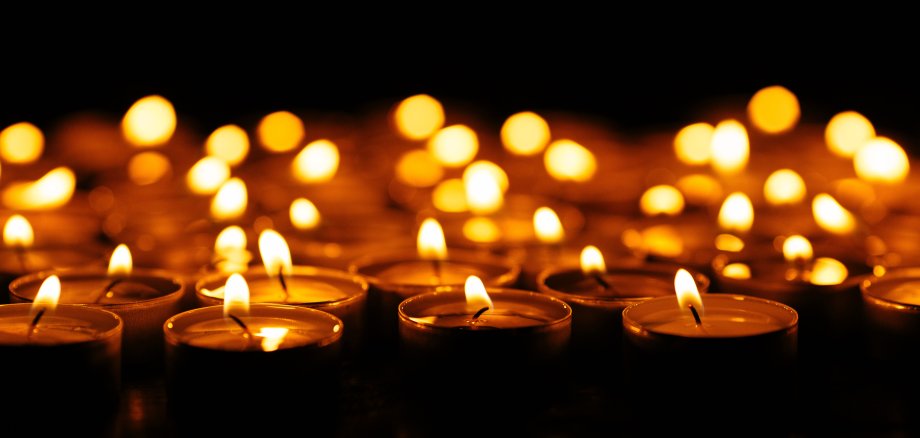 Candles. Set of lighting candles in dark. Selective focus Candles. Set of lighting candles in dark. Selective focus