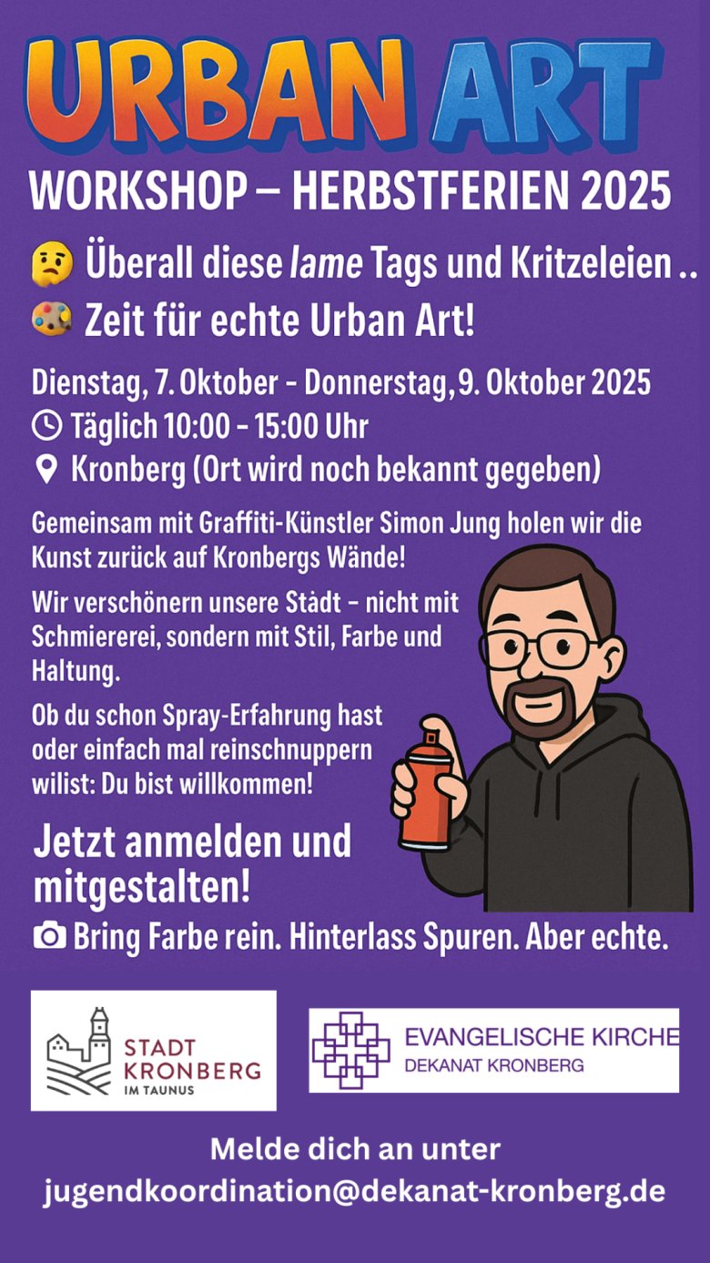 Melde dich an unter jugendkoordination@dekanat-hochtaunuskreis.de - 6 Melde dich an unter jugendkoordination@dekanat-hochtaunuskreis.de - 6